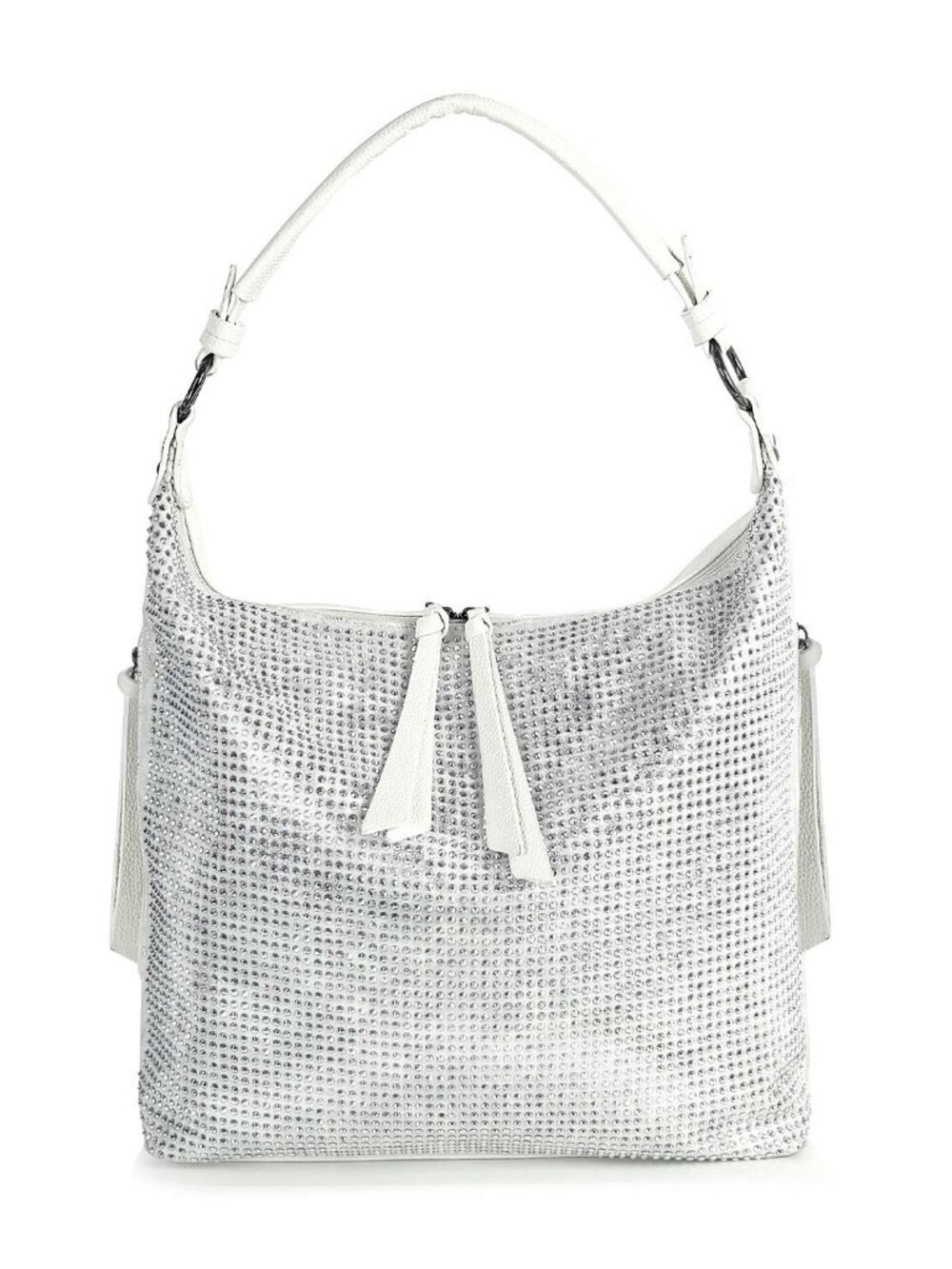 NWT Large Rhinestone Hobo Bag Sparkly Crossbody Purse Y2K Glam